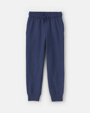 Boys French Terry Joggers - Navy Blue, 