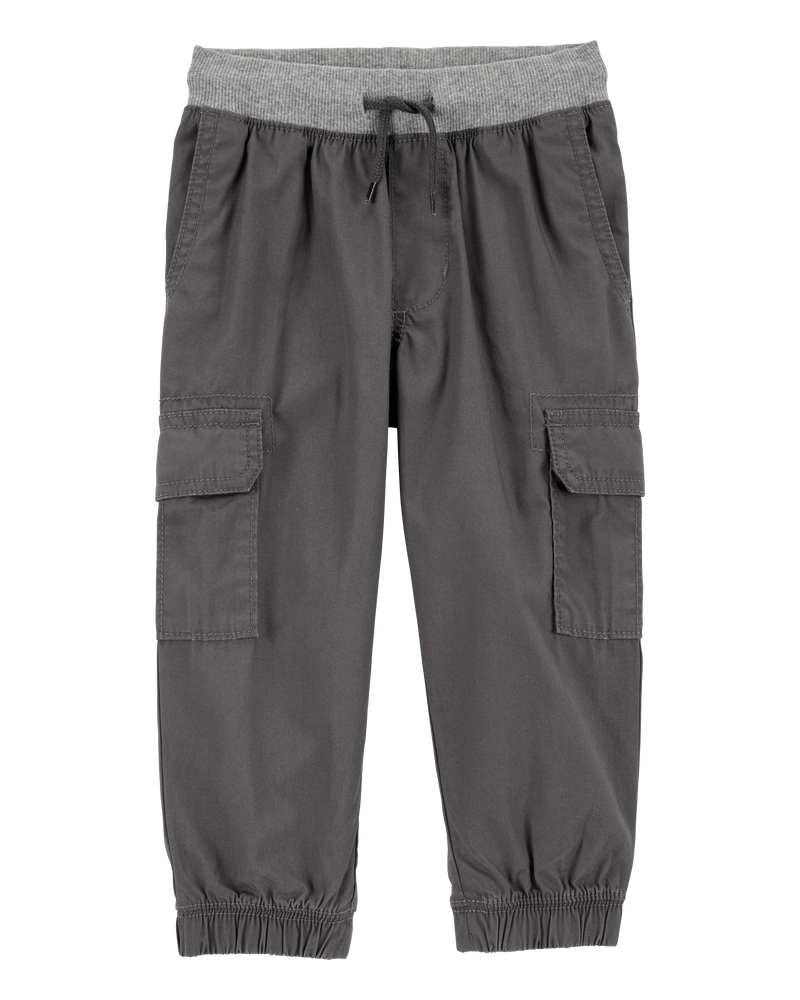 Enfant en bas âge Pantalon de jogging à enfiler style cargo, image 1 sur 4 diapositives
