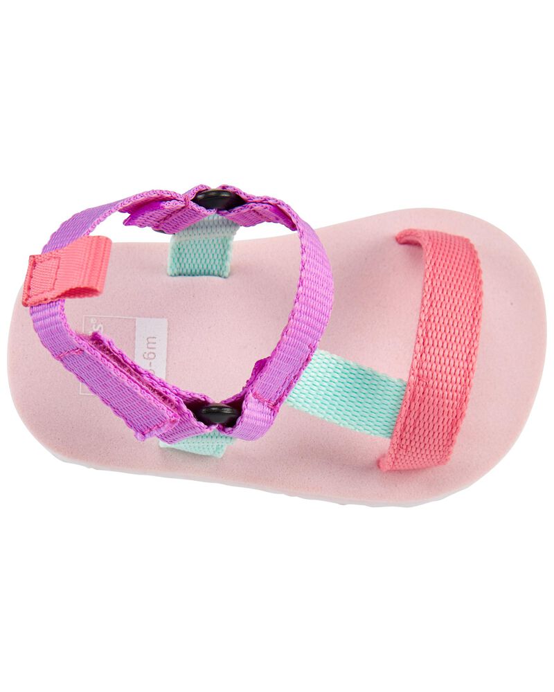 Multi Carter's Hook And Loop Sandal Baby Shoes