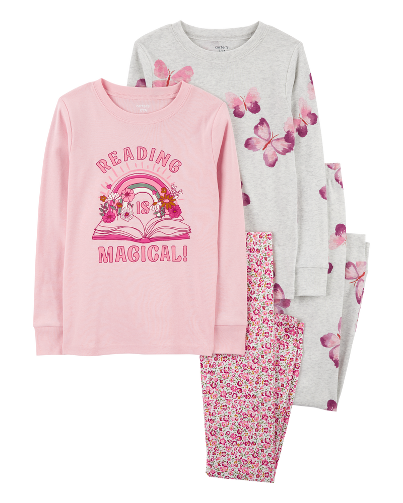 Kid 4-Piece Reading Pyjamas, image 1 of 4 slides