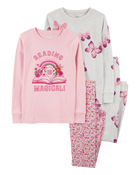 Kid 4-Piece Reading Pyjamas, image 1 of 4 slides