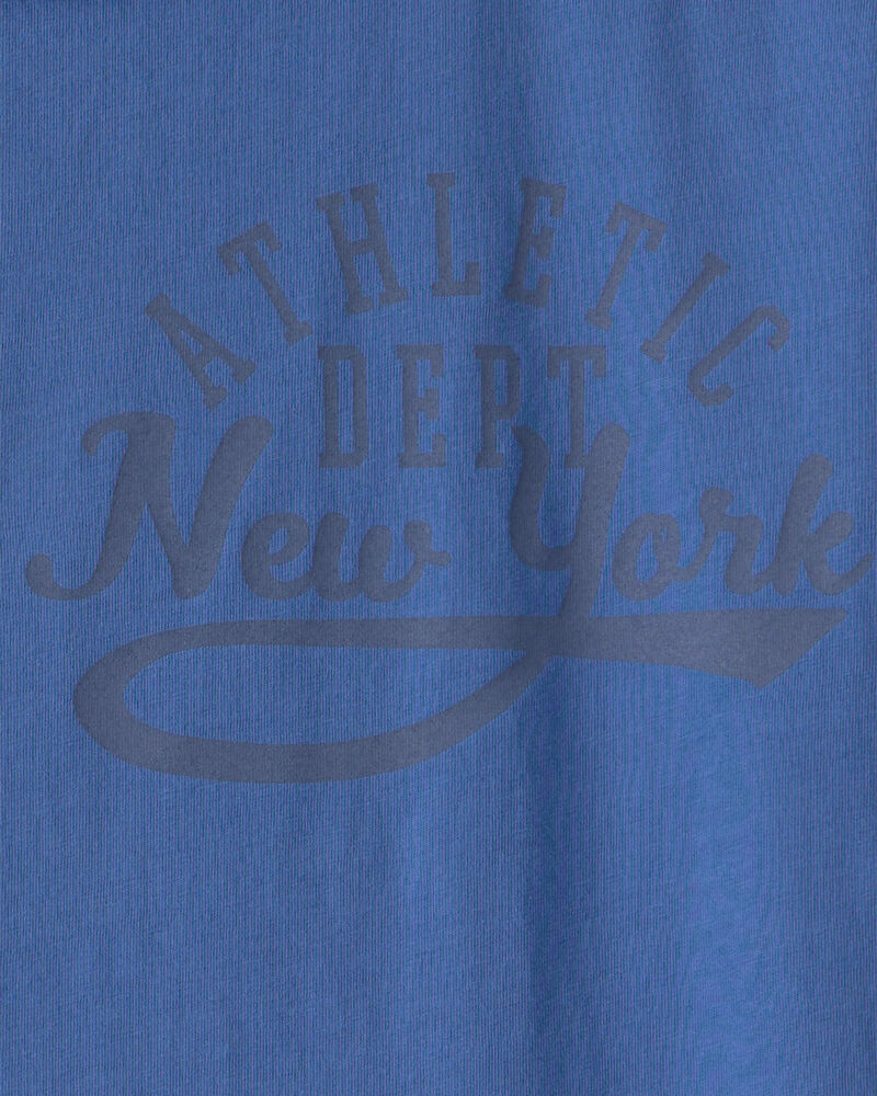 Gar&ccedil;ons - T-shirt imprim&eacute; New York - Bleu, image 2 sur 2 diapositives