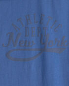 Gar&ccedil;ons - T-shirt imprim&eacute; New York - Bleu, image 2 sur 2 diapositives