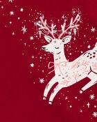 Baby Reindeer Peplum Top, image 2 of 3 slides