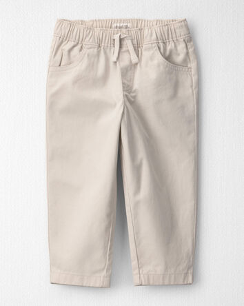 Toddler Organic Cotton Baggy Twill Pants, 
