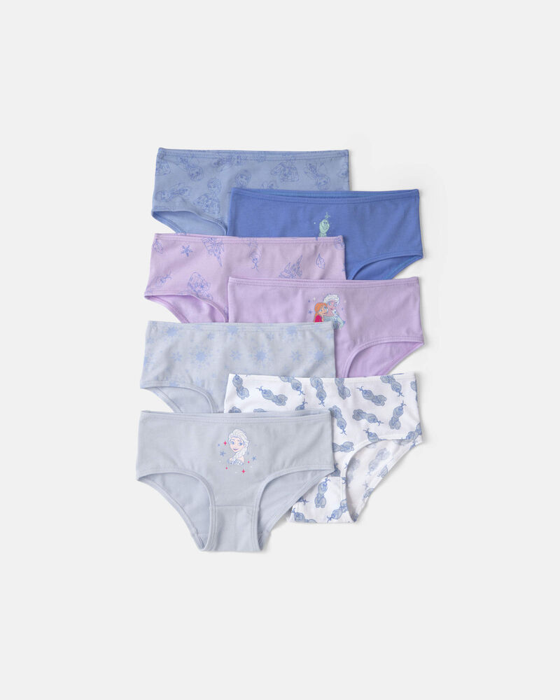 Toddler Girl 7-Pack Disney Frozen Briefs, image 1 of 3 slides