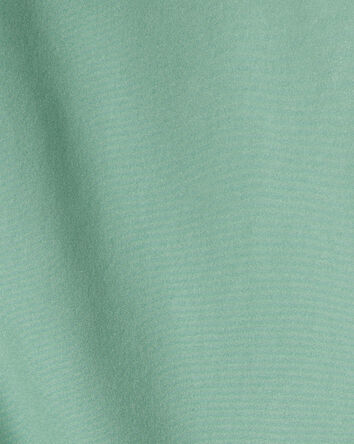 Girls Long-Sleeve Quarter-Zip Windbreaker - Green, 