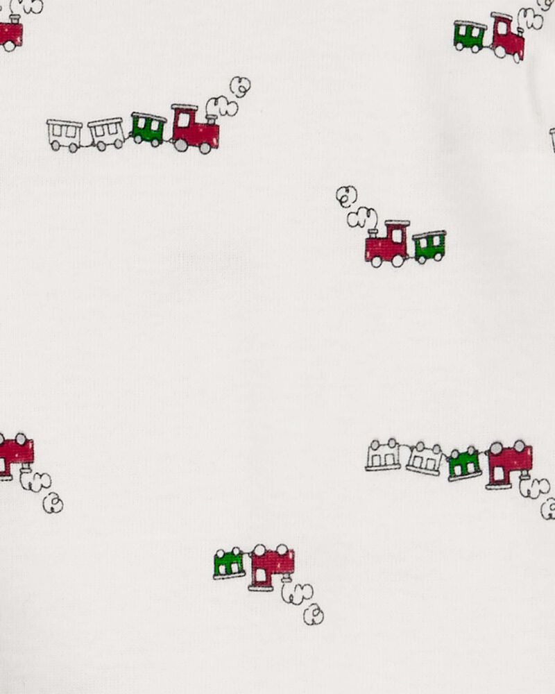 Baby 3-Piece Train Quilted Little Jacket Set, image 2 of 4 slides