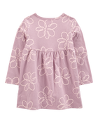 Toddler Floral Jersey Dress, image 2 of 4 slides