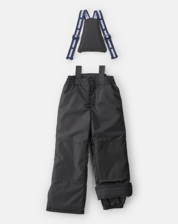 Jeune - Pantalons de neige actifs - Noir, 