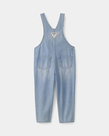 Tout-petit fille - Salopette &agrave; empi&egrave;cement en denim - D&eacute;lav&eacute; clair, 