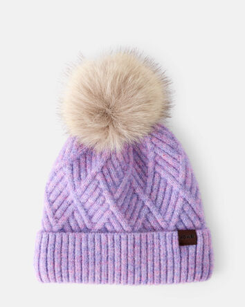 Toddler Girl KOMBI Diamond Pompom Hat , 