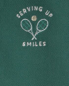 Baby Boy 2-Piece Top & Short Set - Green, image 3 of 4 slides