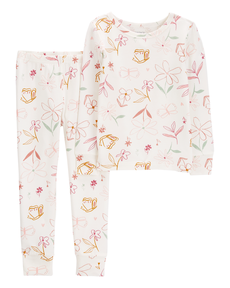Tout-petit fille - Pyjama 2 pi&egrave;ces ivoire PurelySoft, image 1 sur 2 diapositives