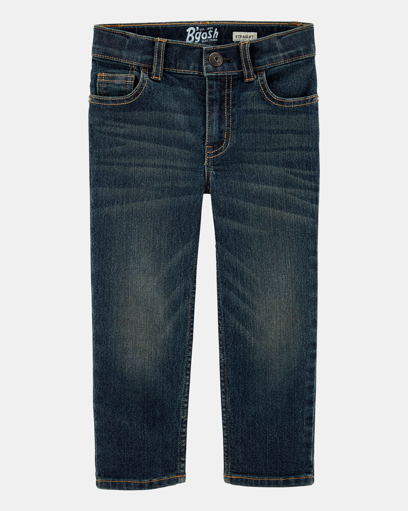 Baby Straight Jeans In Authentic Tinted Wash, image 1 of 4 slides