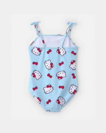 Girls 1-Piece Hello Kitty&reg; Swimsuit - Blue, 