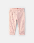 Baby Girl 3-Piece Sheep Long-Sleeve Bodysuit & Pant Set - Pink/Cream, image 2 of 6 slides