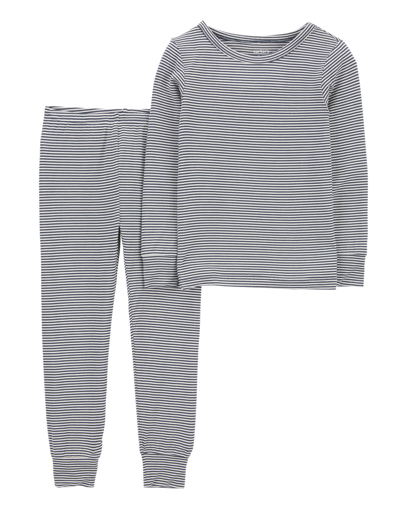 Enfant en bas âge Pyjama 2 pièces PurelySoft à rayures, image 1 sur 5 diapositives