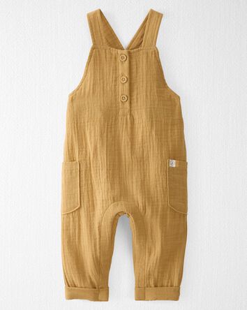 Baby Organic Cotton Gauze Overalls, 