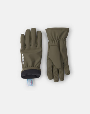 Boys Kombi Drop Gloves - Khaki, 