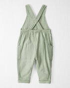 Baby Organic Cotton Gauze Overalls, image 3 of 6 slides