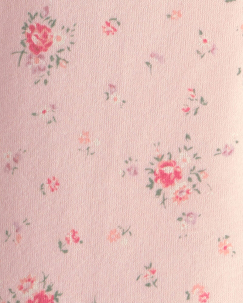 Toddler Girl Floral Fleece Pants - Pink, image 3 of 4 slides