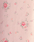 Toddler Girl Floral Fleece Pants - Pink, image 3 of 4 slides