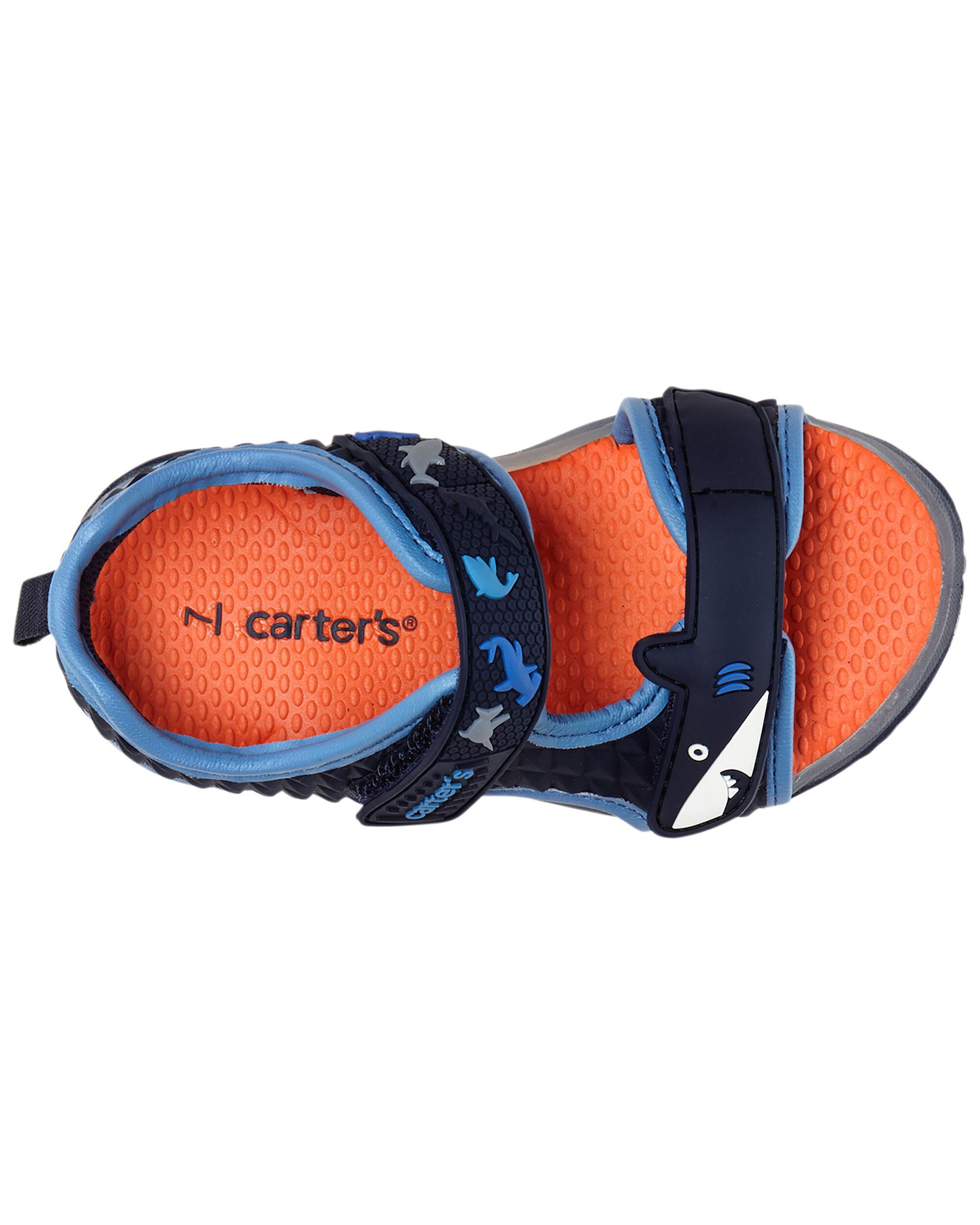 Carter's shark top sandals
