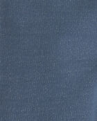 Baby Boy  French Terry Pull-On Pants - Indigo, image 3 of 4 slides