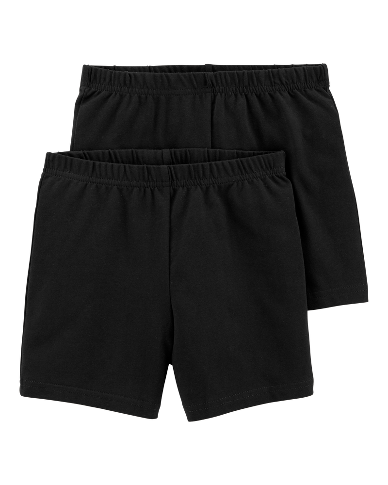 Basic black bike shorts online
