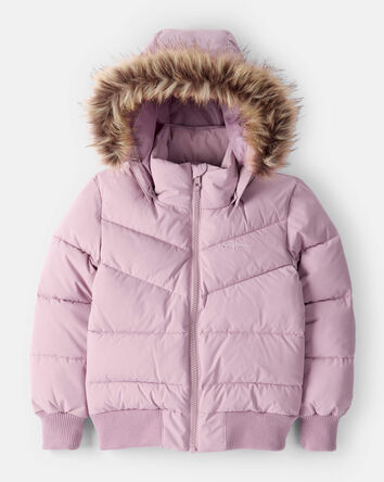 Girls Urban Heavy Weight  Jacket - Rosewood, 