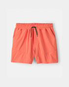 Boys Mesh Active Shorts - Orange, image 1 of 4 slides