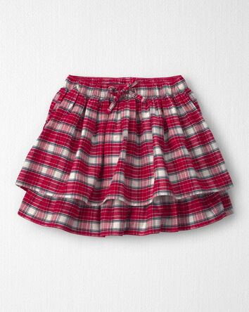 Filles - Jupe en flanelle de coton biologique, 