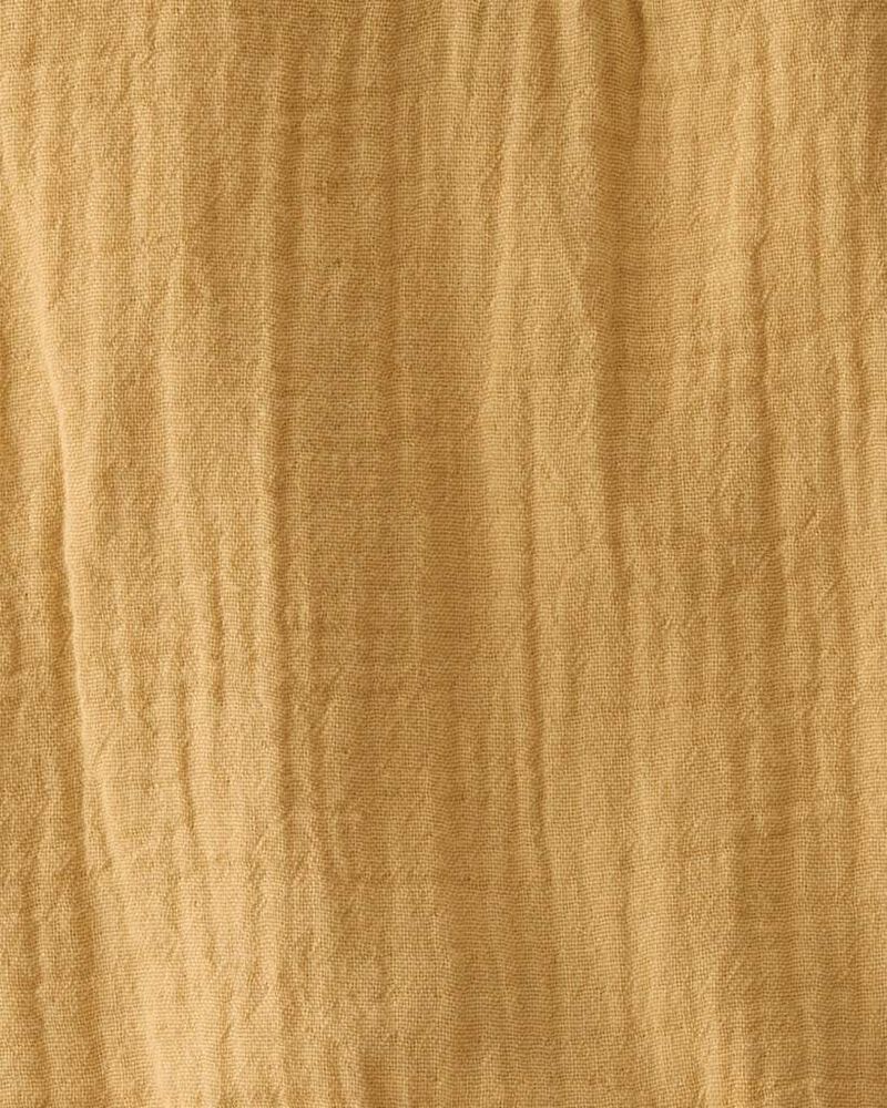 Baby Organic Cotton Gauze Overalls, image 4 of 5 slides