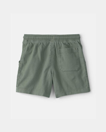 Boys Twill Shorts - Green, 