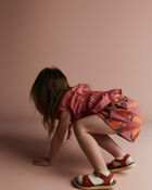 Tout-petit fille - Haut p&eacute;plum &agrave; taille &eacute;lastique - Bourgogne, image 5 sur 6 diapositives