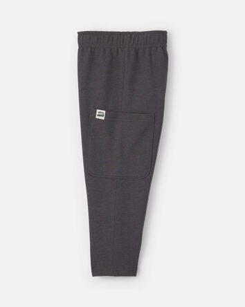 Tout-petit gar&ccedil;on - Ensemble 2 pi&egrave;ces haut manches courtes en jersey bouclette et pantalon &agrave; motif de voitures - Cr&egrave;me/Gris, 