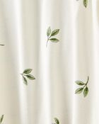 Bébé - Grenouillère PurelySoft à fermeture à glissière à 2 sens à feuilles - Ivoire, image 3 sur 6 diapositives