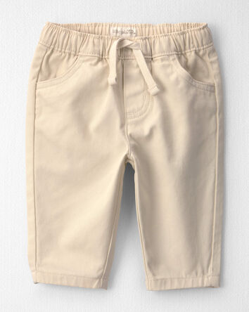 B&eacute;b&eacute; - Pantalon ample en serg&eacute; de coton biologique, 