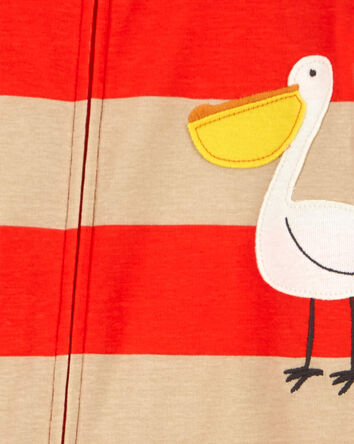 1-Piece Pelican 100% Snug Fit Cotton Footie Pyjamas, 
