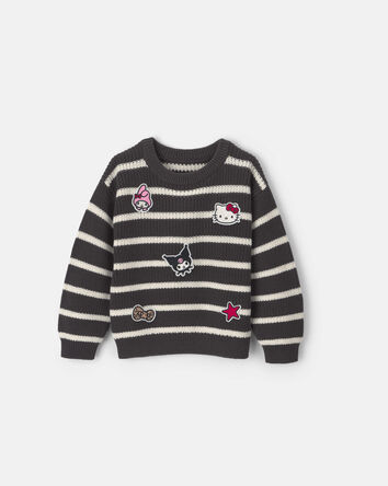 Toute-petite fille &ndash; Chandail &agrave; rayures &agrave; motif Hello Kitty&reg; &ndash; Gris, 