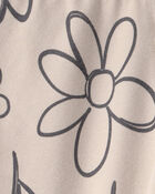 Baby Girl Floral Ladybug Bike Shorts - Brown, image 3 of 4 slides