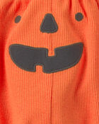 B&eacute;b&eacute; - Ensemble 2 pi&egrave;ces cache-couche manches longues &laquo;Baby&rsquo;s First Halloween&raquo; et pantalon  &ndash; Orange/Cr&egrave;me, image 3 sur 4 diapositives