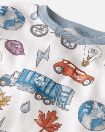 Toddler Organic Cotton Pyjamas Set, 