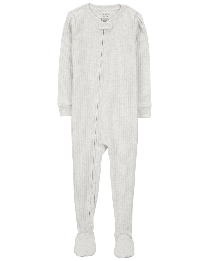 Baby 1-Piece Cotton Blend Footie Pyjamas, image 1 of 3 slides