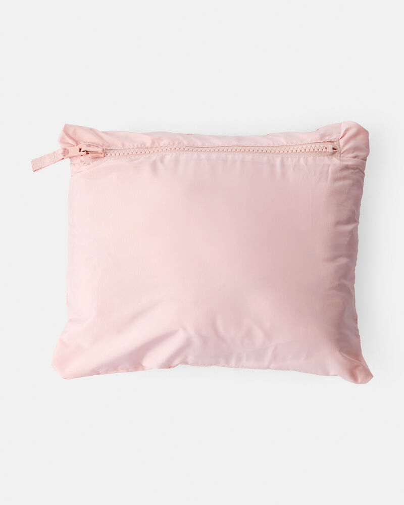 Kid Hooded Puffer Jacket - Pink, image 4 of 5 slides