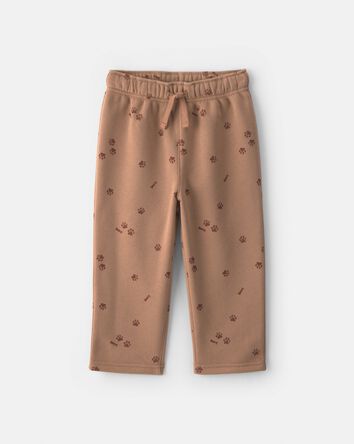 Tout-petit gar&ccedil;on - Ensemble 2 pi&egrave;ces haut &agrave; motif chien &laquo;My Best Buddy&raquo; et pantalon en molleton - Cr&egrave;me/Brun, 