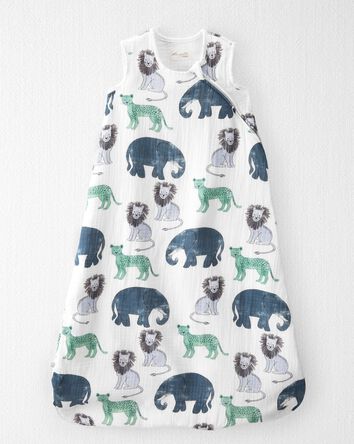 Baby Organic Cotton Gauze Zip Blanket, 