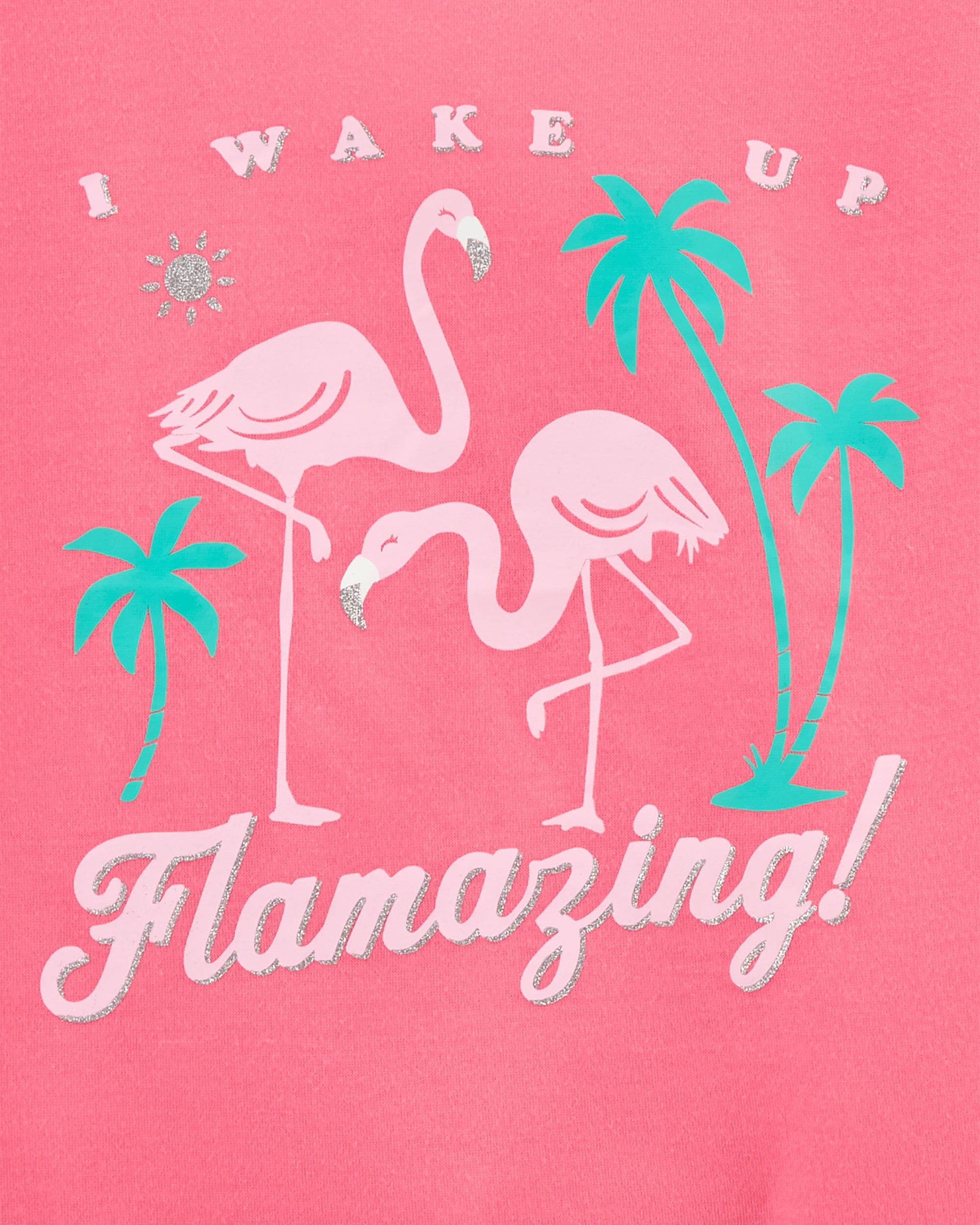 3 Piece Flamingo Loose Fit Pyjamas