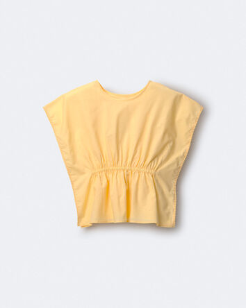 Toddler Girl Pom-Pom Swim Coverup - Yellow, 